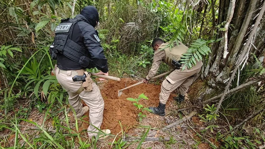 Imagem ilustrativa da imagem Polícia encontra local de descarte de corpos na Bahia