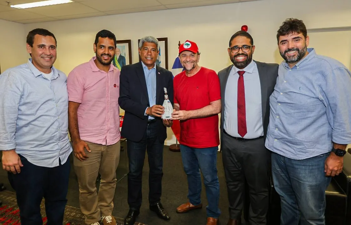 Jerônimo recebeu Edinho Silva, em seu gabinete nesta segunda-feira, 19.