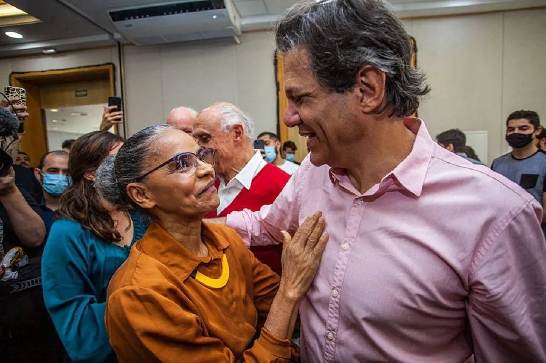 Marina e Haddad podem formar chapa em São Paulo.