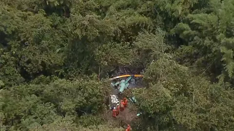 Corpo de Bombeiros foi acionado no início da manhã e mobilizou operação de busca e salvamento