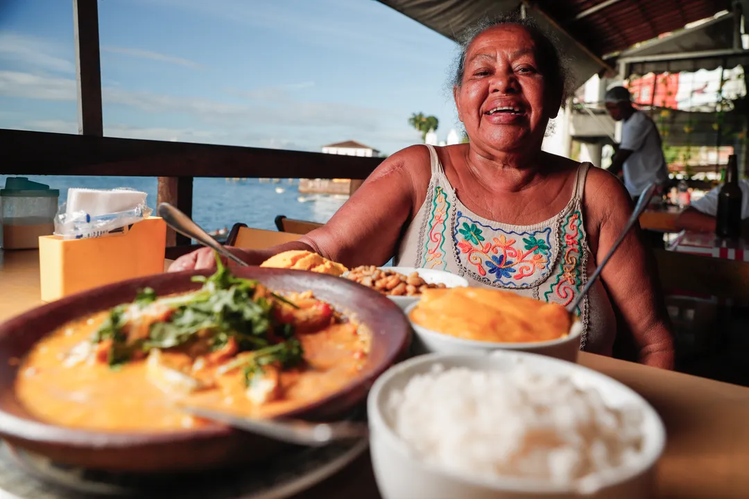 Dona Suzana, chef e proprietária do Re-restaurante, na Gamboa