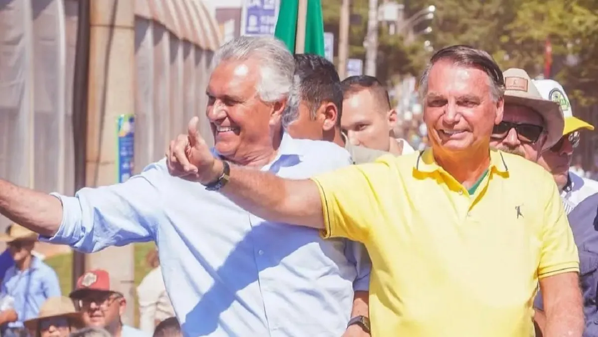 Caiado e Bolsonaro são aliados.