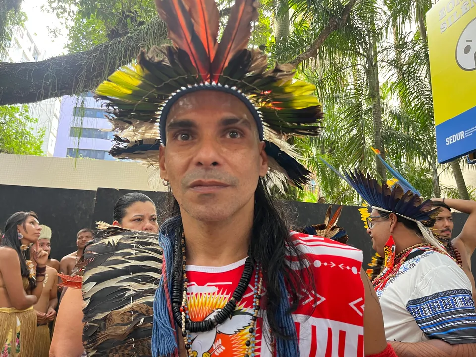 Caboclo Cobre no Bloco Apache