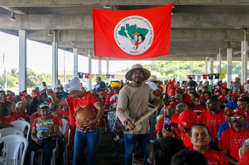 Encontro de integrantes do MST (Movimento dos Trabalhadores Rurais Sem Terra)
