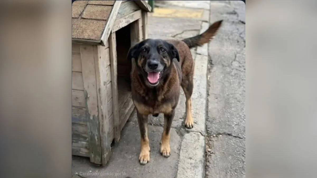 Orelha era um cachorro comunitário do bairro de Praia Brava, em Florianópolis