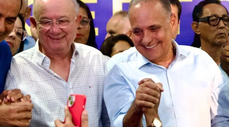 Prefeito José Ronaldo e Zé Chico, presidente do União Brasil em Feira