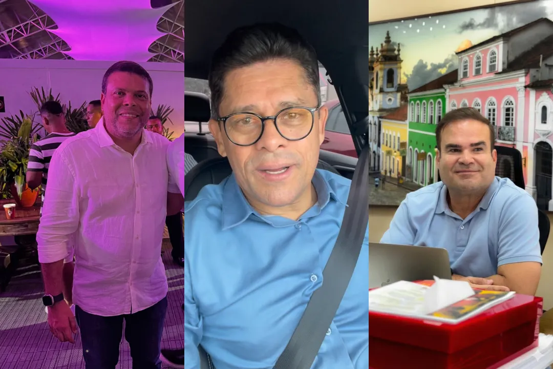 Igor Dominguez, Luiz Carlos e Cacá Leão: poucas devem ser as mudanças no secretariado de Bruno Reis