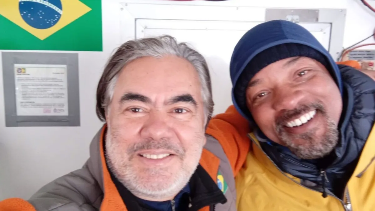 Ator passou recentemente pela Antártica