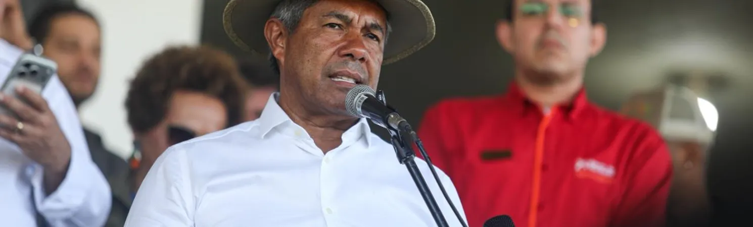 O governador da Bahia fez o dircurso durante a Fenagro