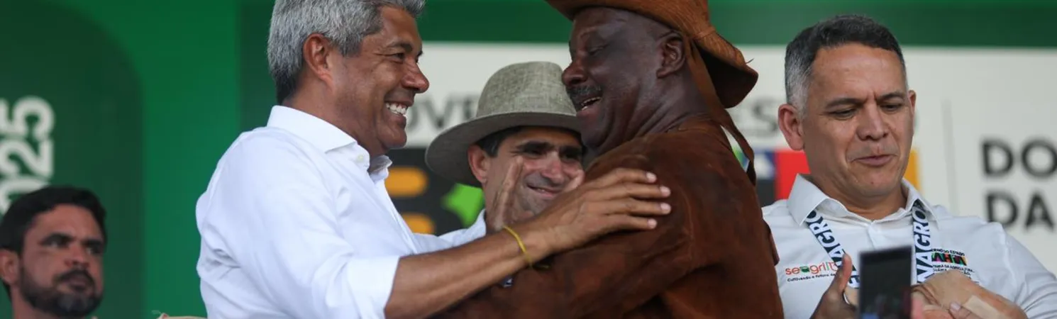 Governador Jerônimo Rodrigues (PT) na abertura da Fenagro