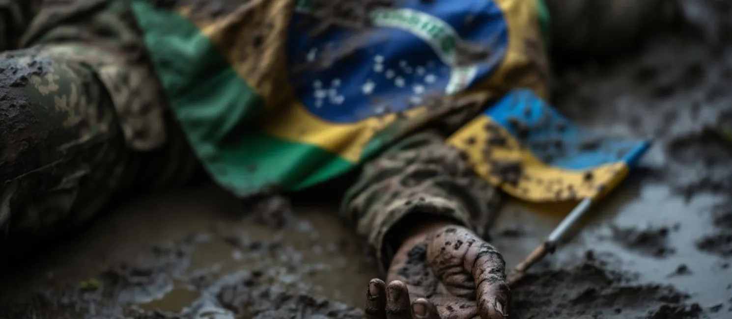 Brasileiros estão morrendo em uma guerra que não é deles