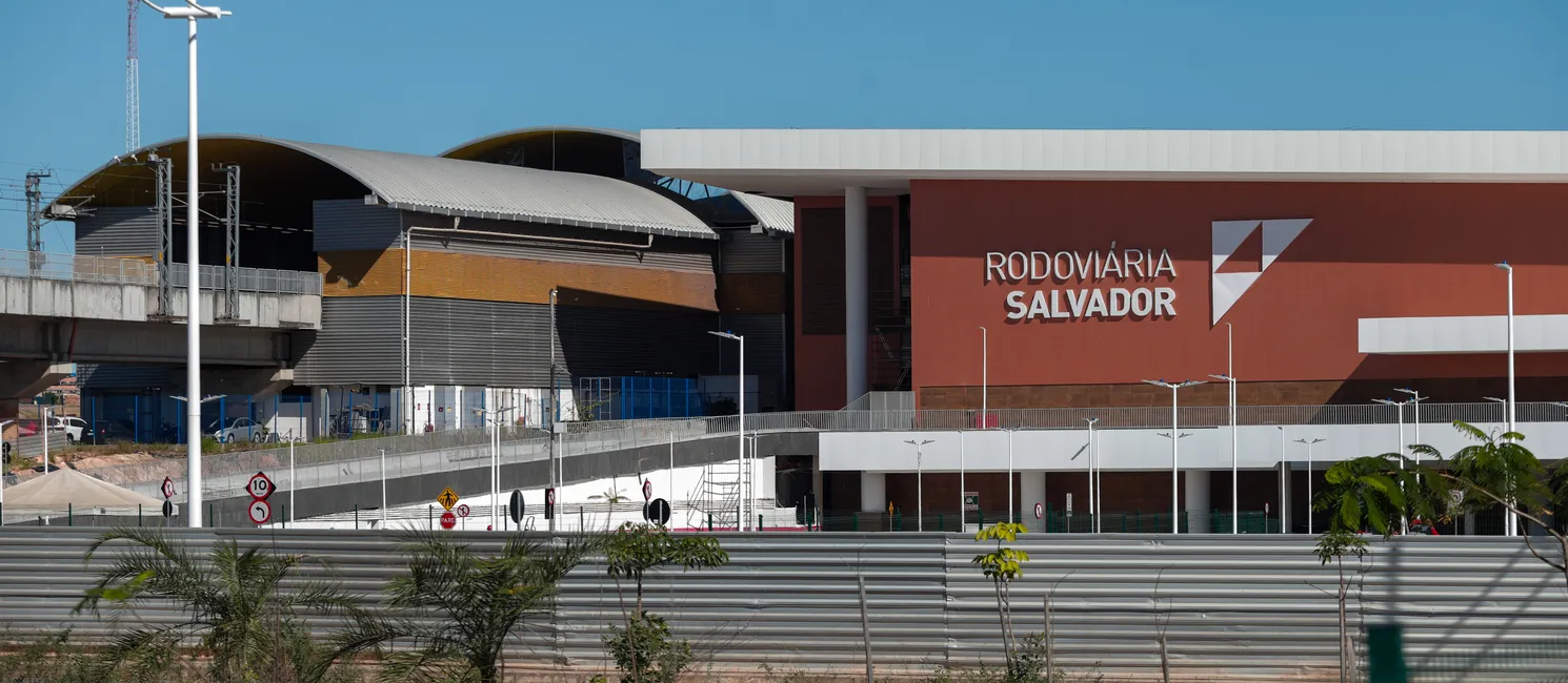 A nova Rodoviária de Salvador, no bairro de Águas Claras