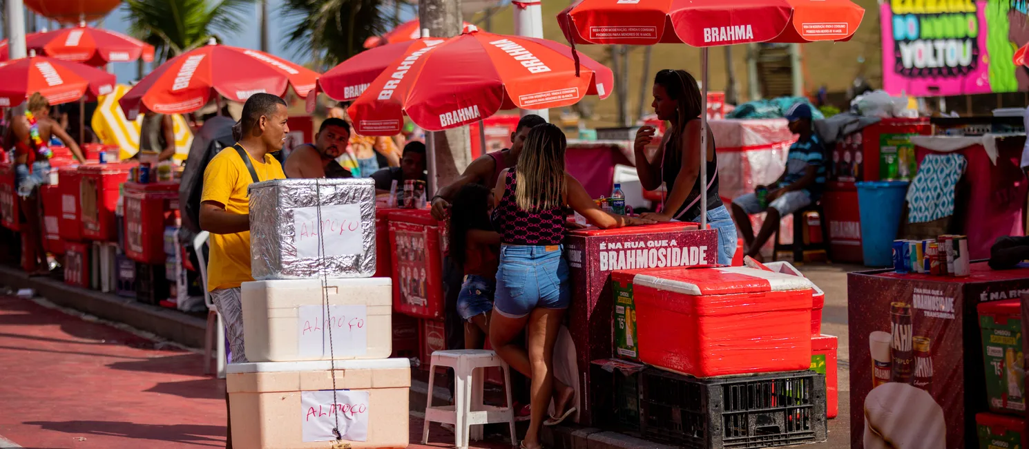 Ambulantes no circuito Barra/Ondina e movimentação nesse circuito