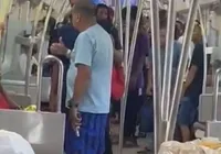 PM se envolve em confusão e tem arma roubada no metrô de Salvador