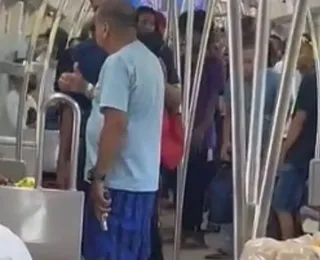 PM se envolve em confusão e tem arma roubada no metrô de Salvador
