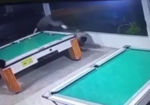 Assessor jogava sinuca, quando foi morto