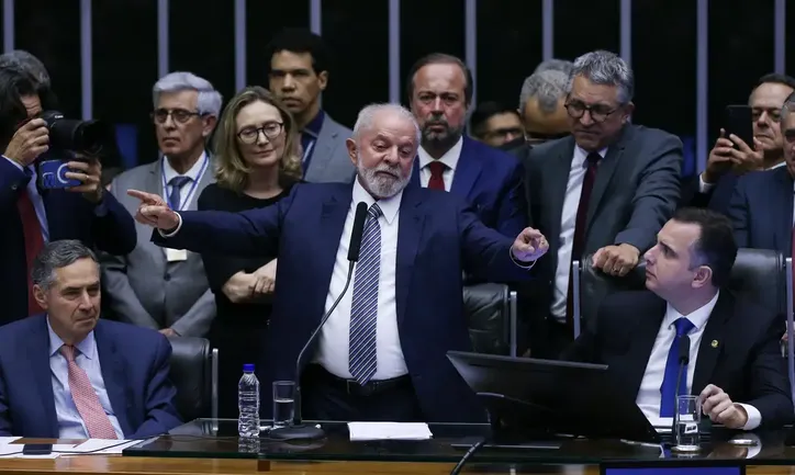 Presidente Lula (PT) no Congresso Nacional
