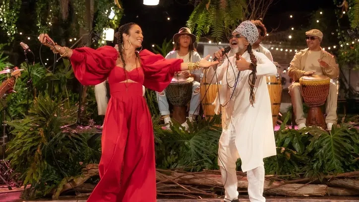 Ivete Sangalo e Carlinhos Brown