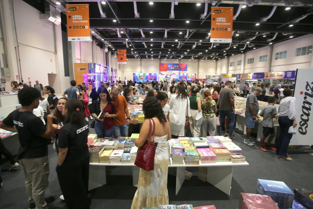 Movimentação na Bienal do Livro em 2024