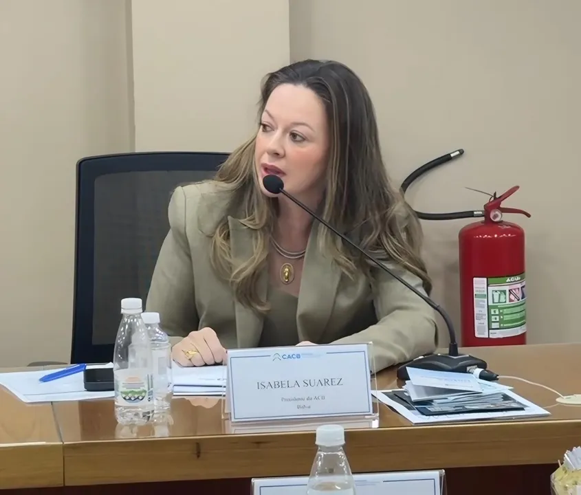 Presidente da ACB, Isabela Suarez participou ativamente das discussões representando a Bahia