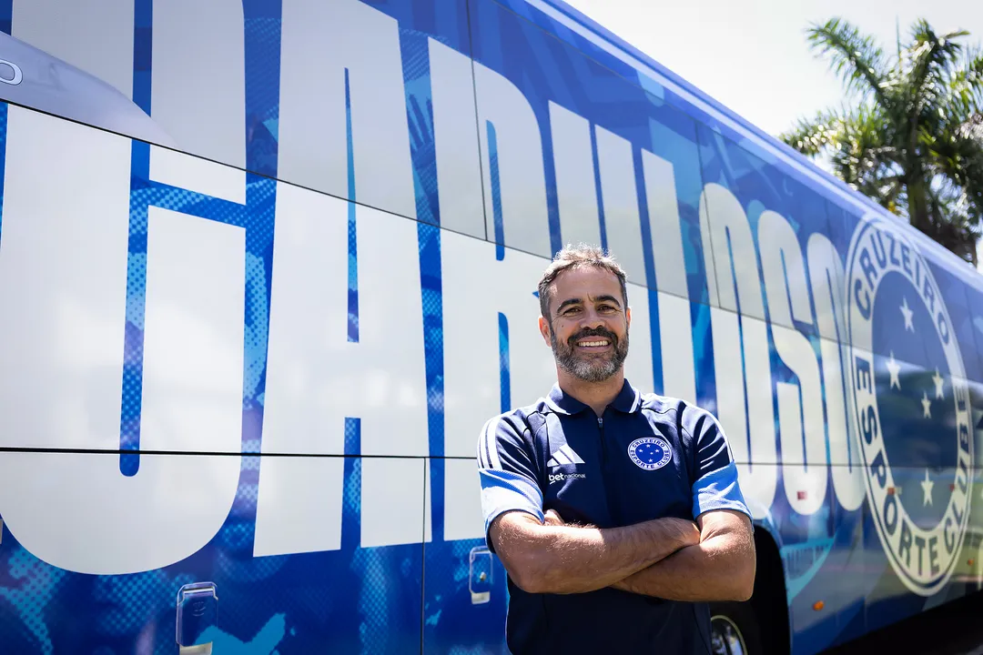 Técnico Artur Jorge no CT do Cruzeiro