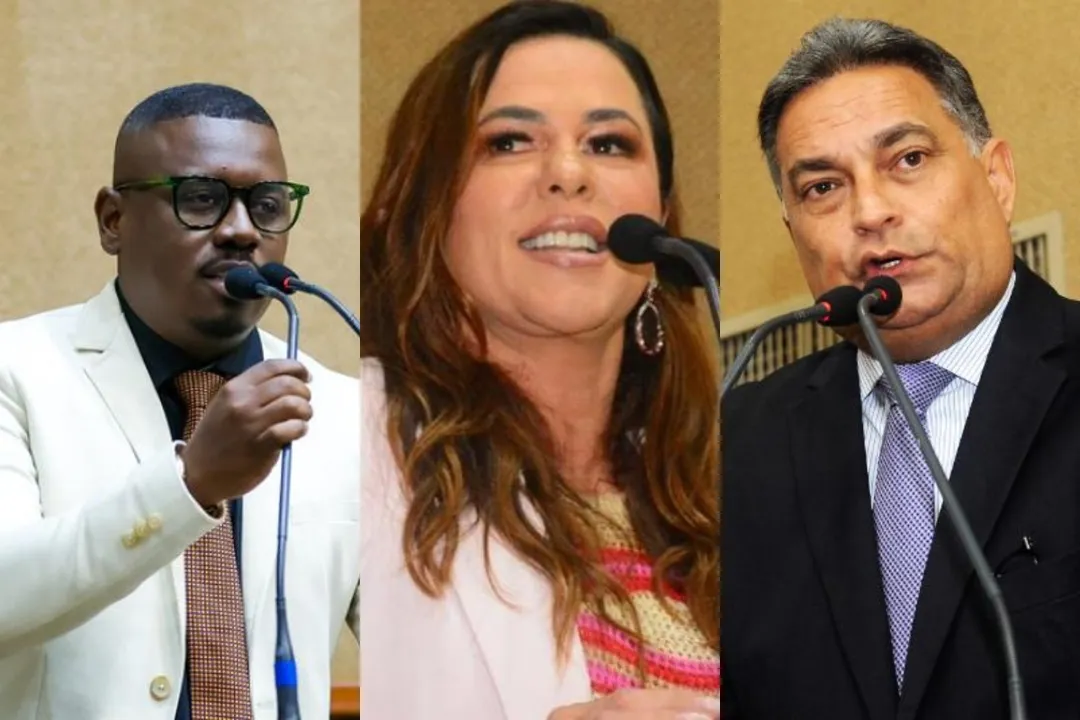 Deputados estaduais Pancadinha, Soane Galvão e Luciano Araújo