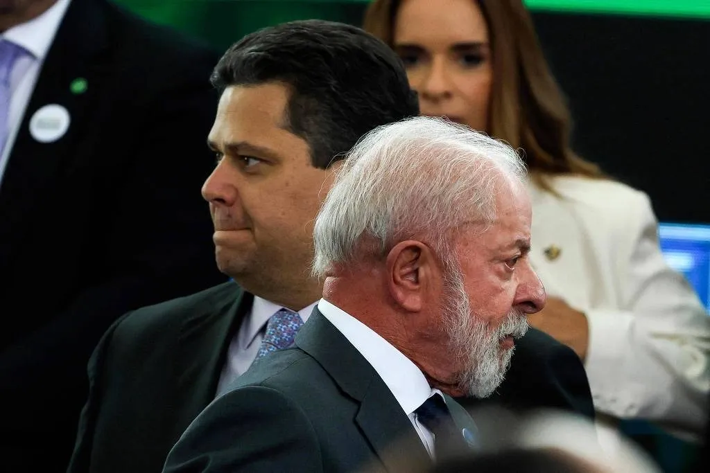 Lula e Davi Alcolumbre.