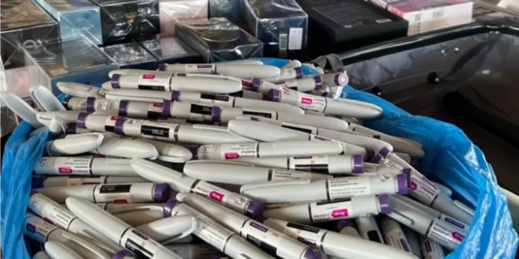 Apreensão de "canetas emagrecedoras" na fronteira entre Brasil e Paraguai