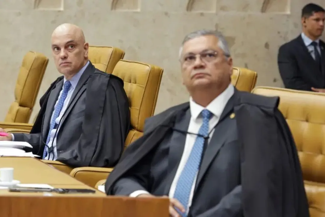 Ministros do STF, Alexandre de Moraes e Flávio Dino