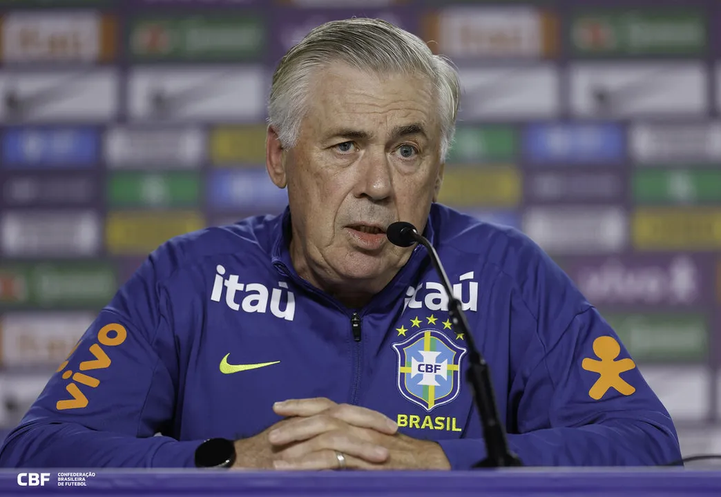 Carlo Ancelotti, técnico da Seleção Brasileira
