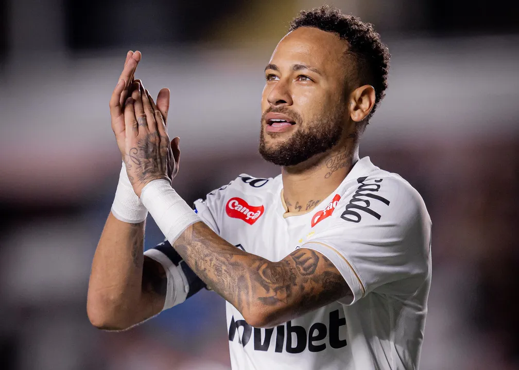 Neymar em Santos 1x1 Recoleta