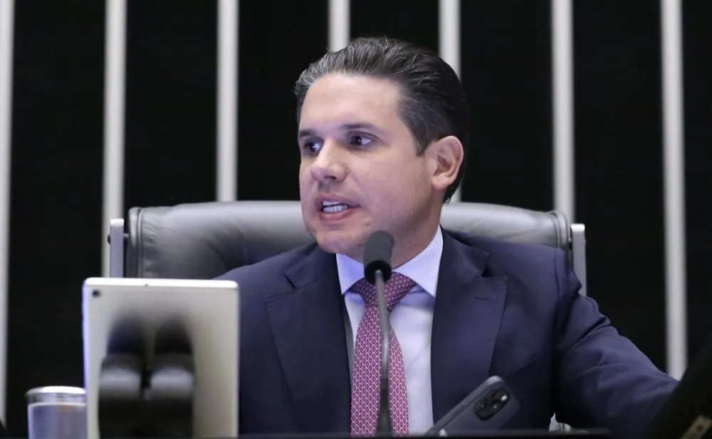 Presidente da Câmara dos Deputados, Hugo Motta.