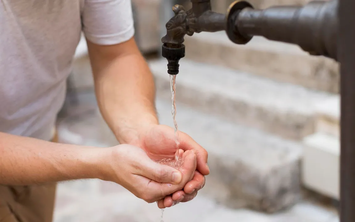 A água foi suspensa em algumas regiões