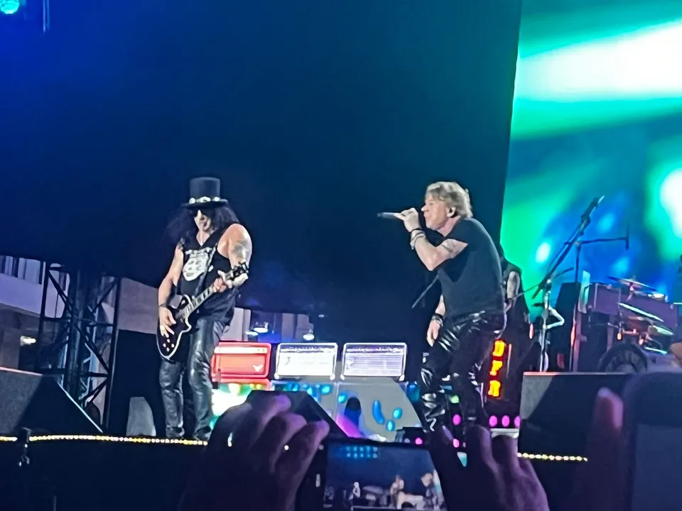 Show do Guns N' Roses na Arena Fonte Nova, em Salvador