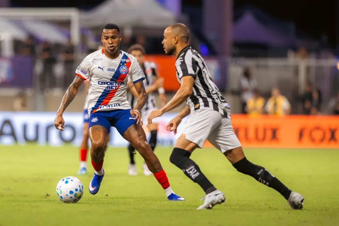 Bahia e Santos empataram por 2 a 2 na Arena Fonte Nova