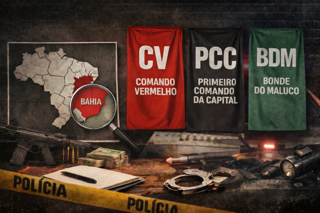 Apuração reúne nomes de chefes do CV, PCC e BDM alcançados dentro e fora da Bahia