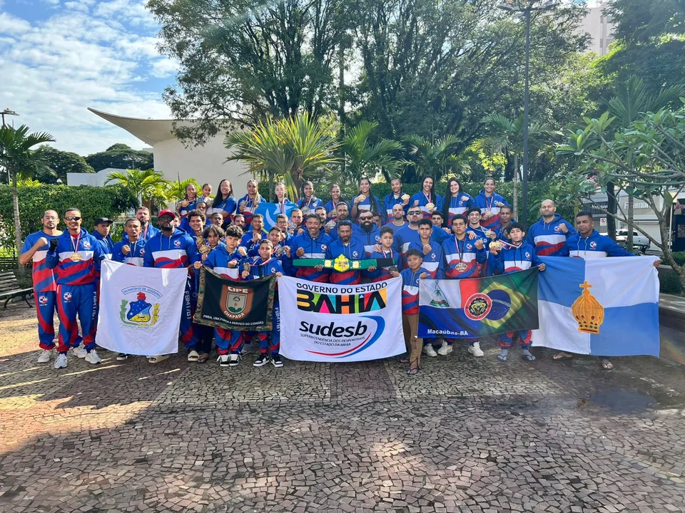 Delegação baiana do Campeonato Brasileiro de Muaythai 2026