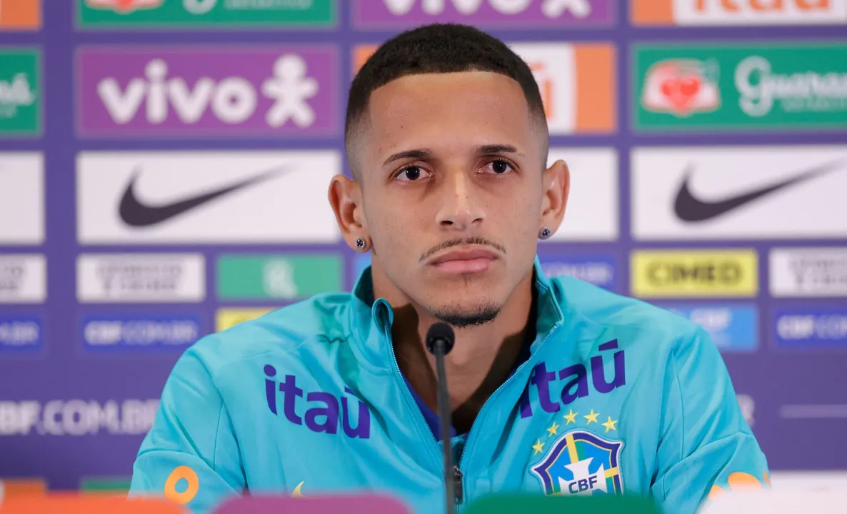 Luciano Juba, do Bahia, em entrevista coletiva pela Seleção Brasileira