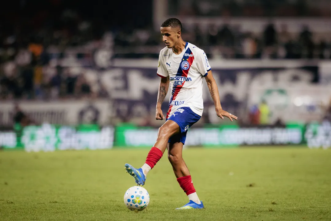 Luciano Juba pelo Bahia na última partida pela Copa do Brasil