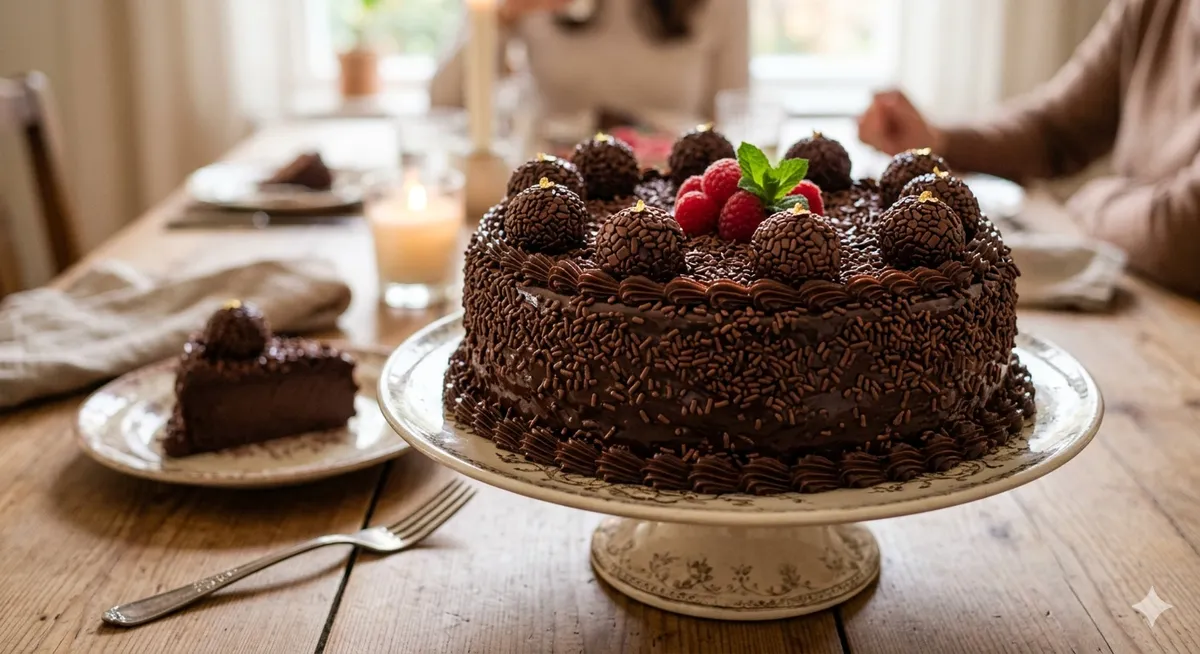 Brigadeirão na airfryer