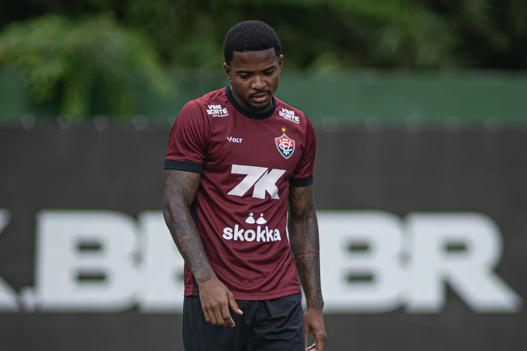 Cacá durante treinamento