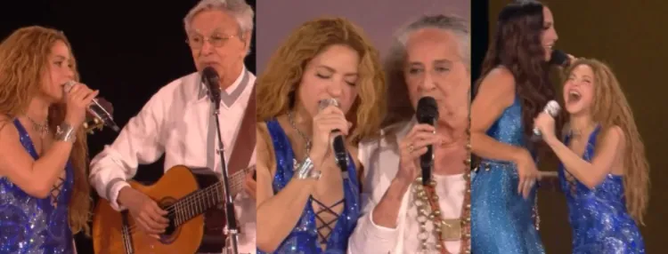 Shakira e Caetano | Shakira e Bethânia | Ivete e Shakira