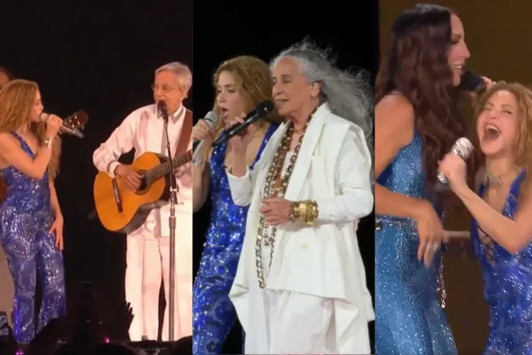 Shakira e Caetano | Shakira e Bethânia | Ivete e Shakira