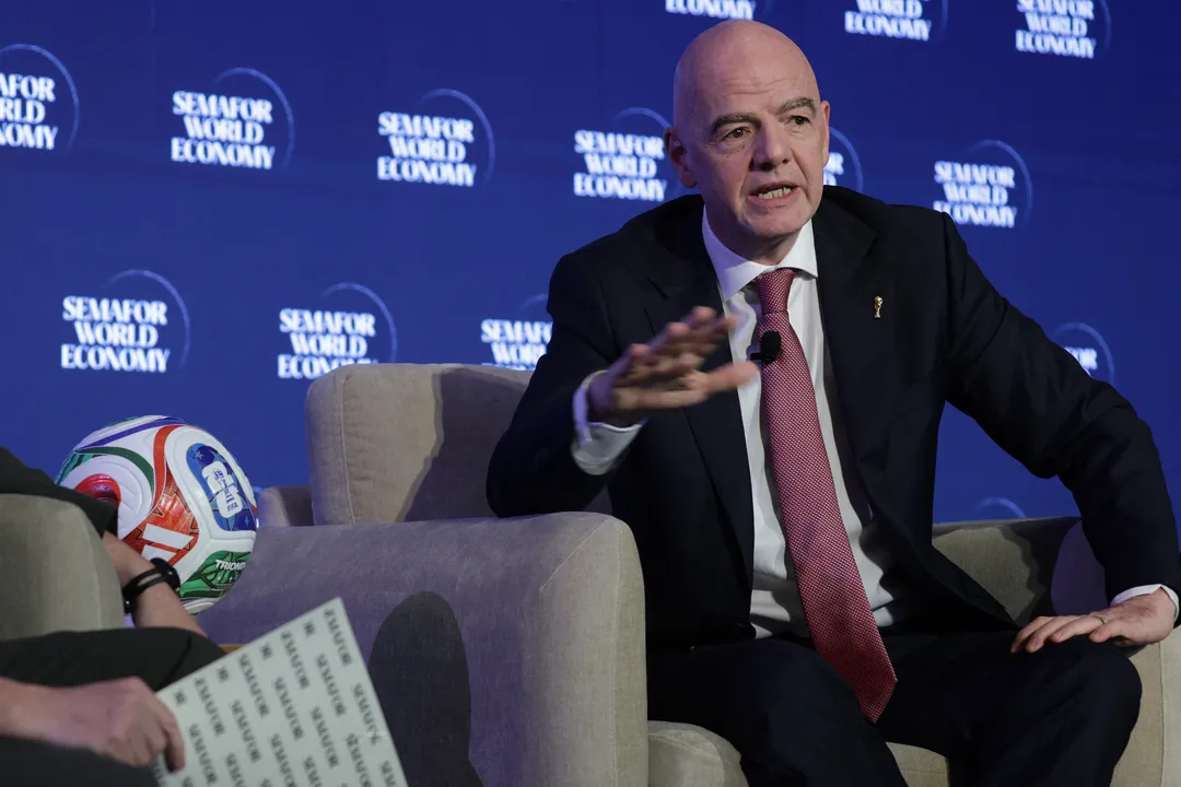 Gianni Infantino, presidente da entidade máxima do futebol