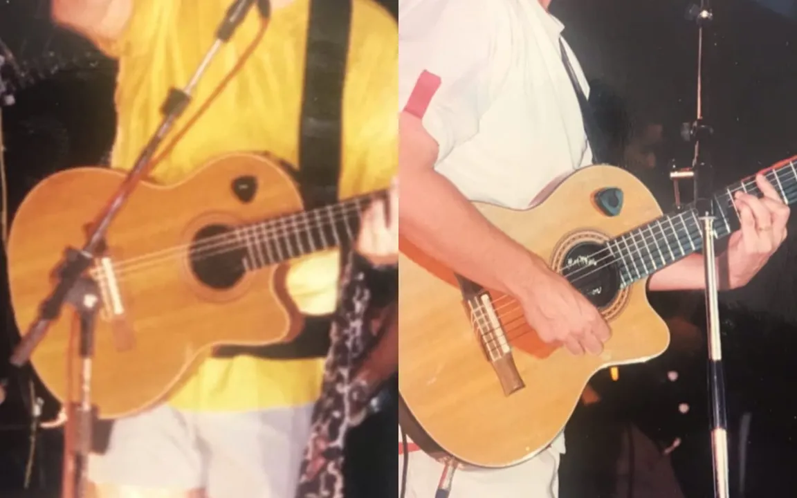 O artista relatou o furto do instrumento