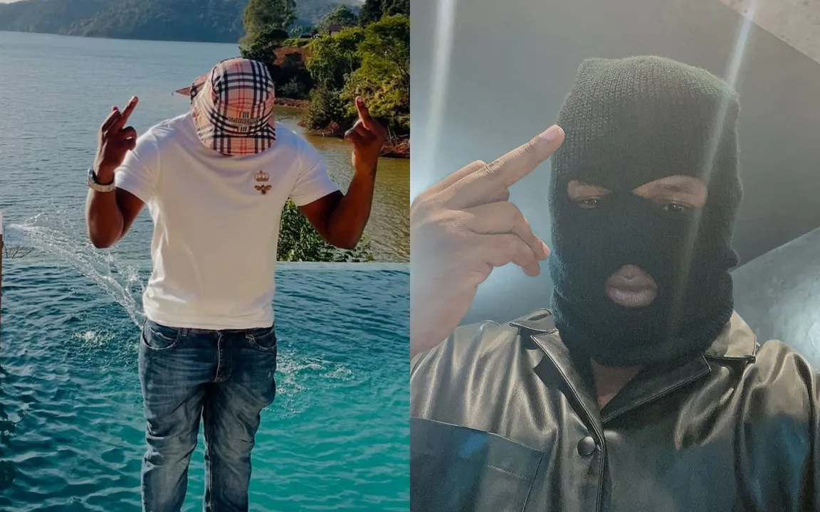 O artista foi detido pelos policias