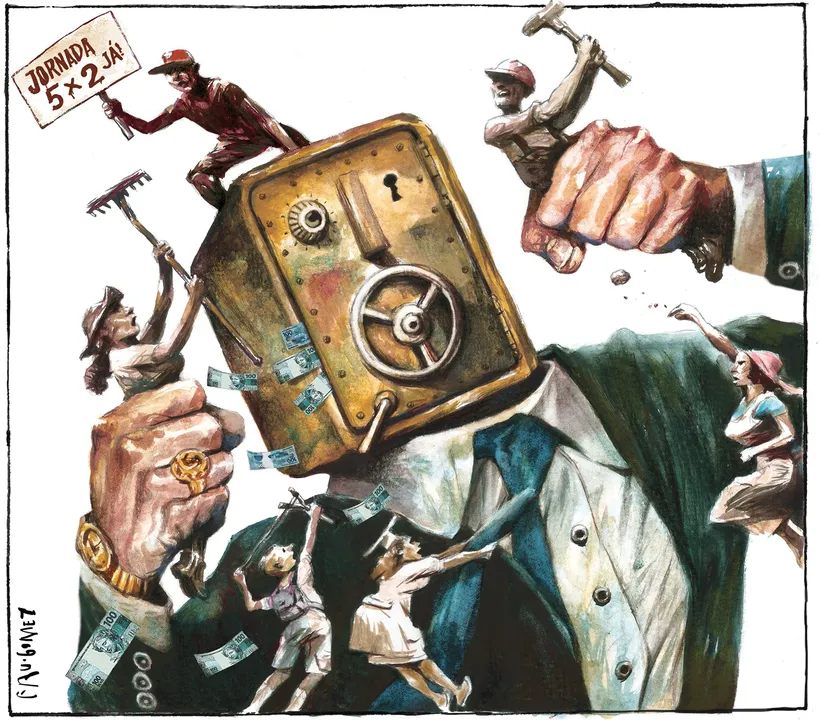 Imagem ilustrativa da imagem Charge do dia 01/05/2026