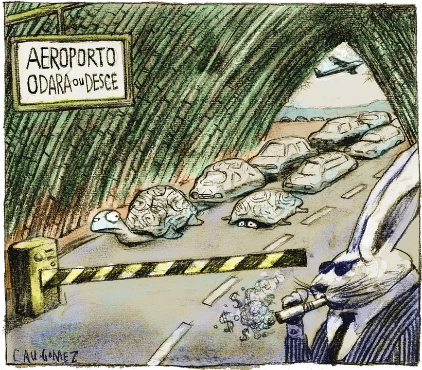 Imagem ilustrativa da imagem Charge do dia 10/04/2026