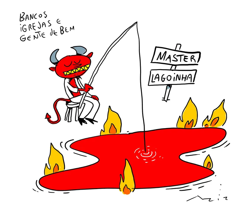 Imagem ilustrativa da imagem Charge do dia 14/03/2026