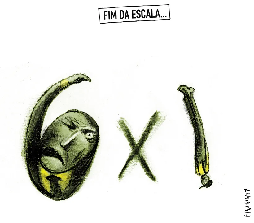 Imagem ilustrativa da imagem Charge do dia 25/02/2026